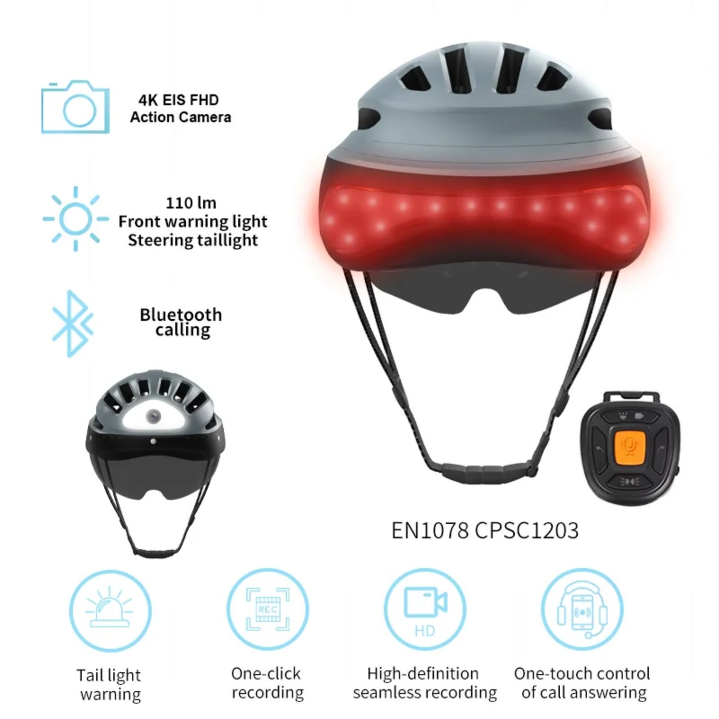 Smart bicycle helmet