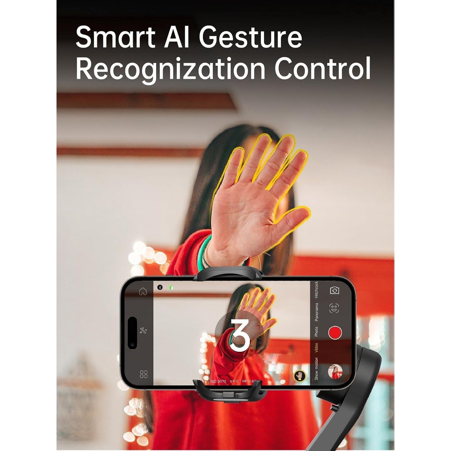 Mobile phone gimbal stabilizer