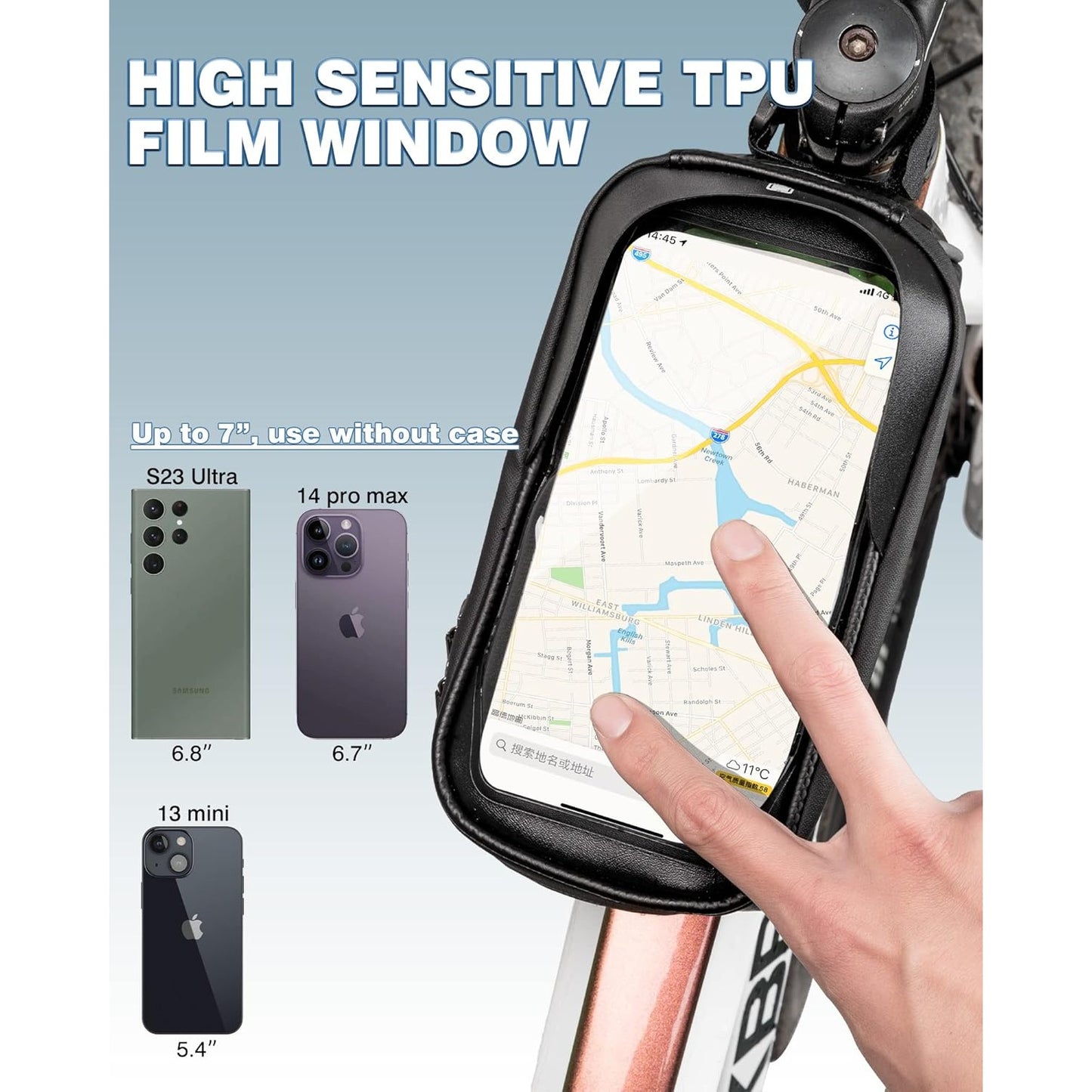 Waterproof Bike Phone Frame Bag™