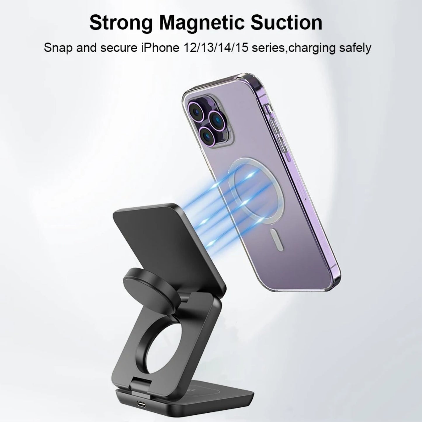 FalconSpin™ Magnetic 3-in-1 Charging Stand