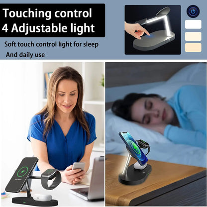 FalconSpin™ Magnetic 3-in-1 Charging Stand
