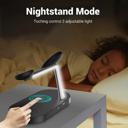FalconSpin™ Magnetic 3-in-1 Charging Stand