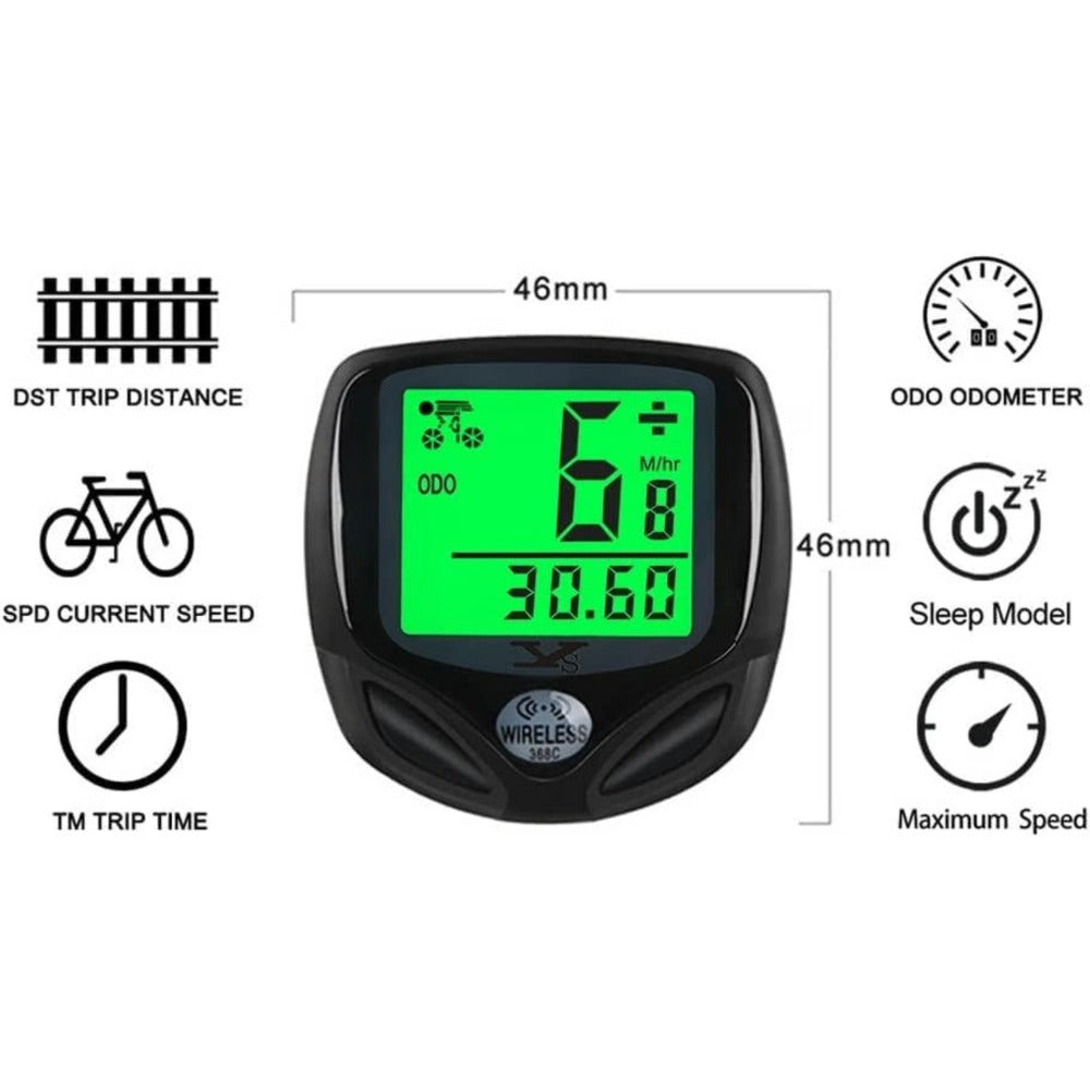 Wireless Waterproof Bike Speedometer