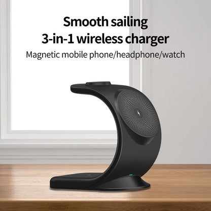 FalconSpin™ Magnetic 3-in-1 Charging Stand