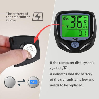 Wireless Waterproof Bike Speedometer