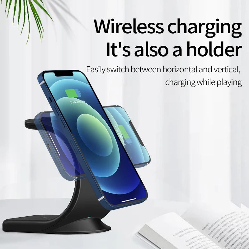FalconSpin™ Magnetic 3-in-1 Charging Stand
