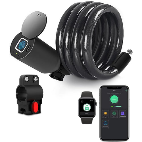 Cable fingerprint lock