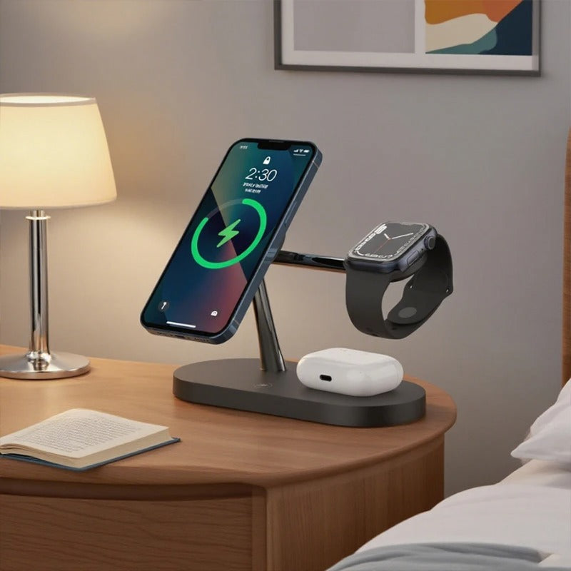 FalconSpin™ Magnetic 3-in-1 Charging Stand