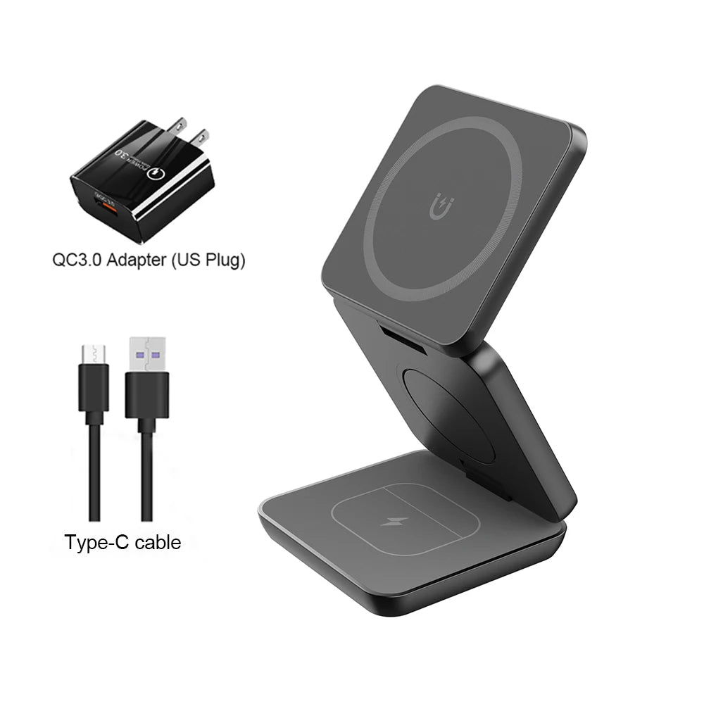FalconSpin™ Magnetic 3-in-1 Charging Stand