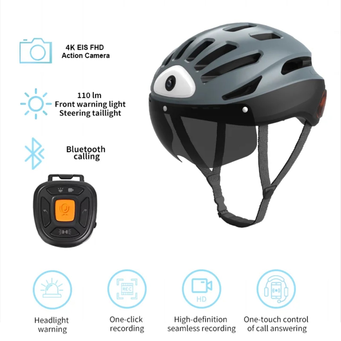 Smart bicycle helmet