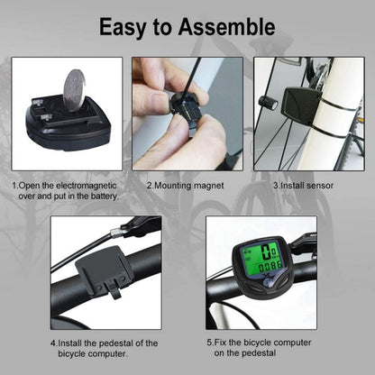 Wireless Waterproof Bike Speedometer
